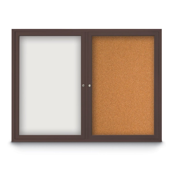 Corkboard, 24"x36", Rubber/Black